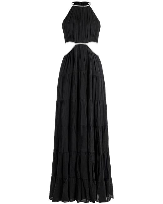 Alice + Olivia Myrtice cut out-detail maxi dress