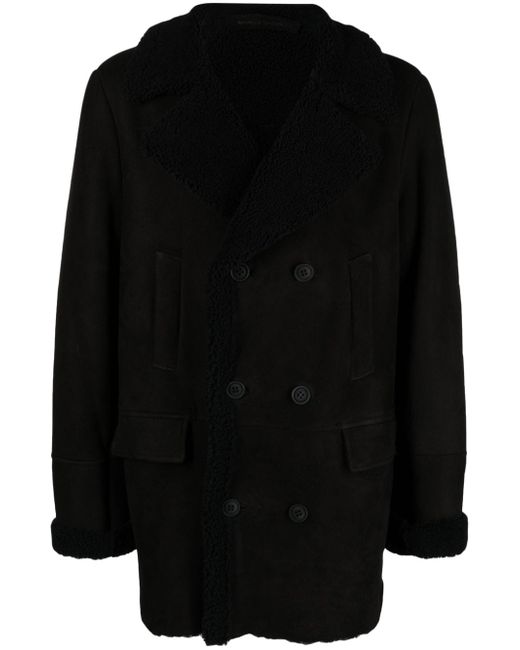 Salvatore Santoro notched-lapels shearling coat
