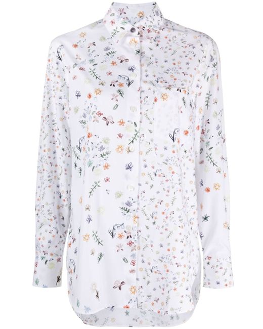 PS Paul Smith floral-print shirt