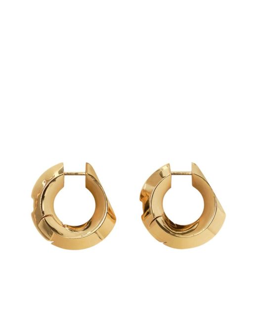 Burberry large Hollow hoop earrings
