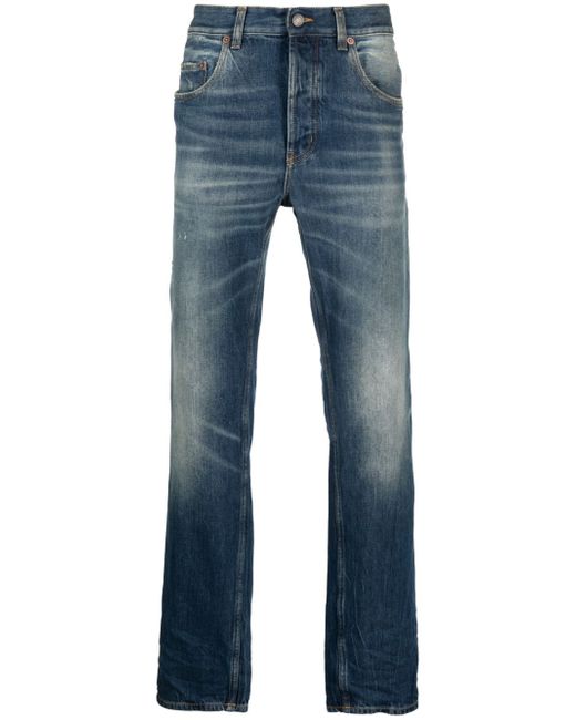 Saint Laurent mid-rise straight-leg jeans