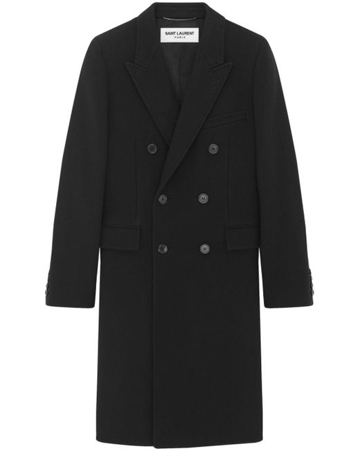 Saint Laurent double-breasted coat