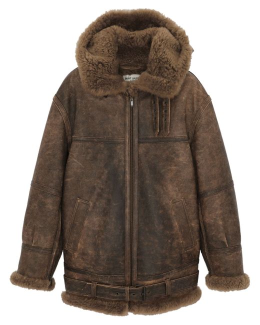 Saint Laurent zip-up leather jacket