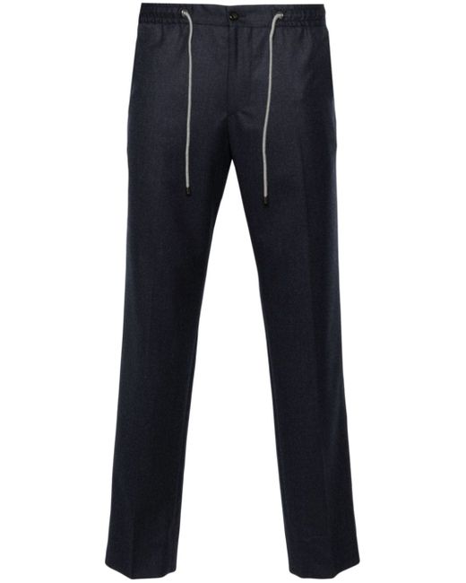 Corneliani drawstring-waist tailored trousers