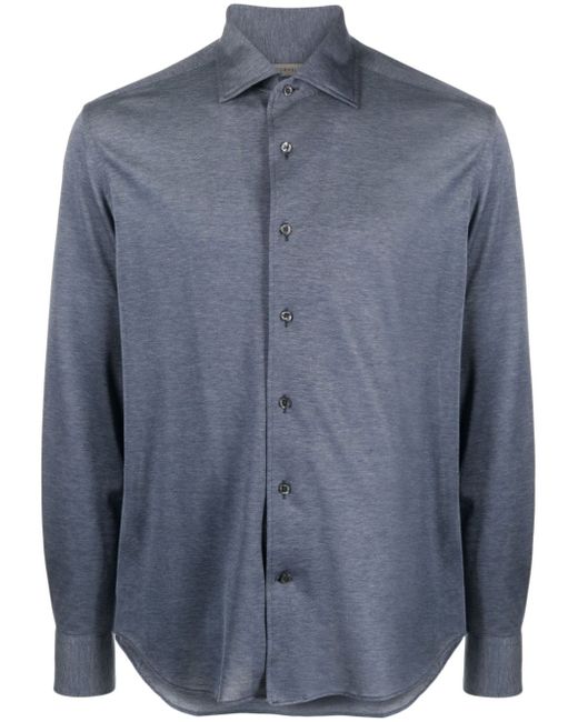 Corneliani cutaway-collar shirt