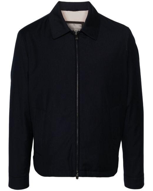 Corneliani spread-collar zip-up jacket