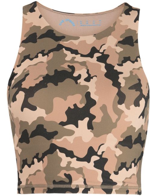 The Upside Trekky Jacinta camouflage-print tank top