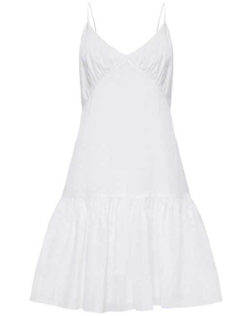 12 Storeez open-back organic-cotton minidress