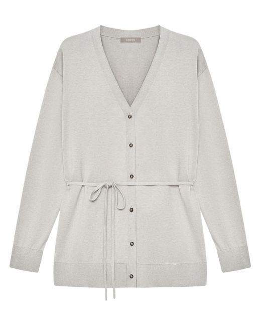 12 Storeez V-neck buttoned knitted cardigan