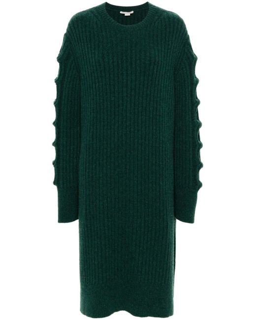 Stella McCartney round-neck midi knitted dress