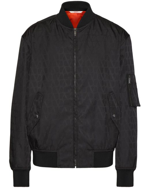 Valentino Garavani Toile Iconographe-jacquard bomber jacket