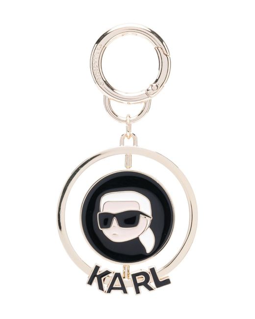 Karl Lagerfeld K/Ikonik 2.0 Rotating keychain