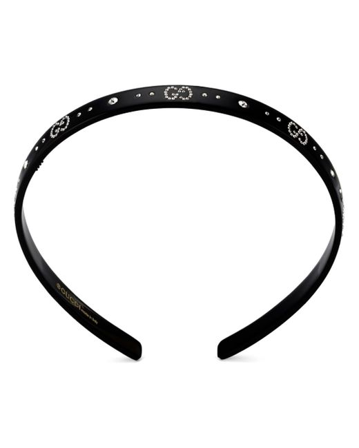 Gucci Double G crystal-embellished hairband