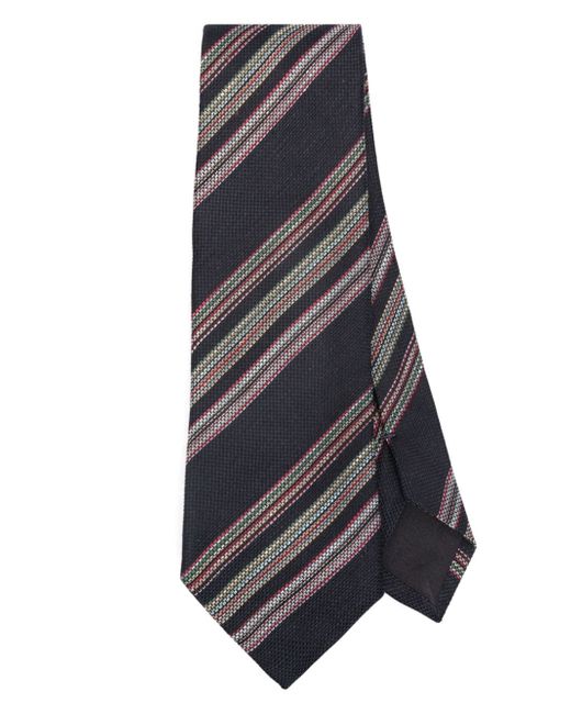 Paul Smith diagonal-stripe woven tie