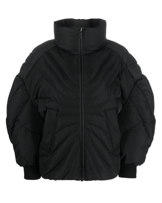 Chen Peng funnel-neck quilted puffer jacket