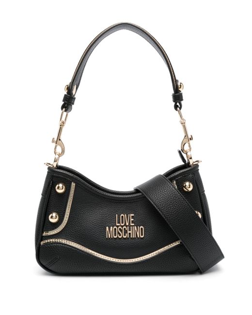 Love Moschino logo-lettering shoulder bag