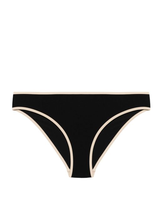Totême striped-edge bikini bottoms