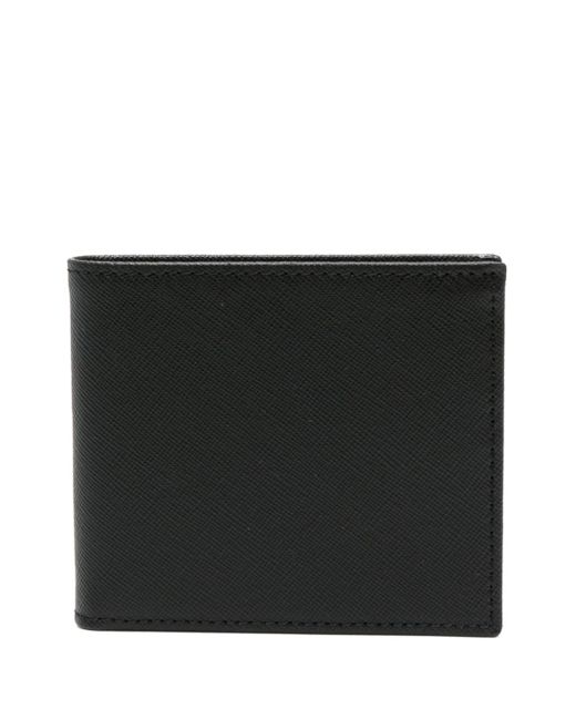 Corneliani bi-fold grained leather wallet