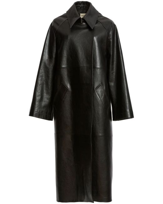 Khaite The Minnie leather coat