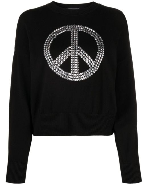 Moschino Jeans peace-sign jumper