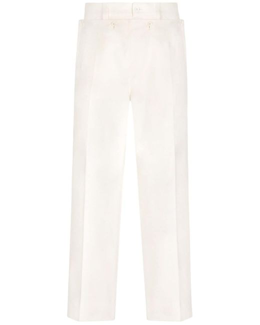 Dolce & Gabbana panelled twill wide-leg trousers