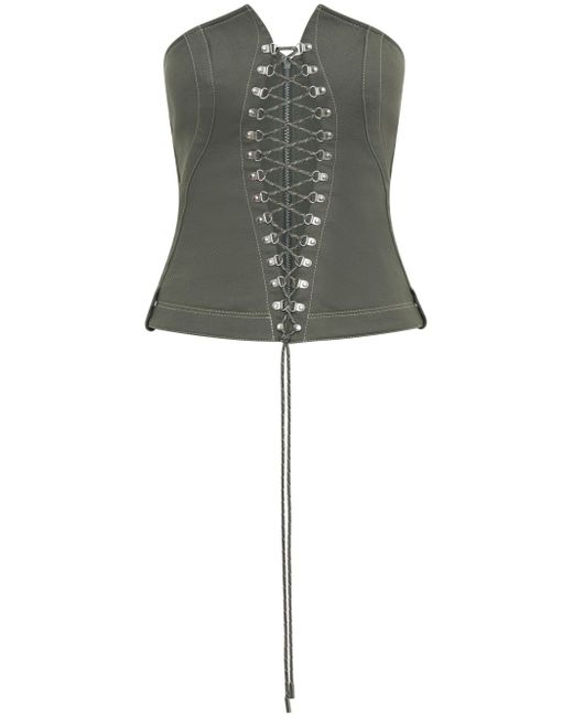 Dion Lee Hiking lace-up corset top