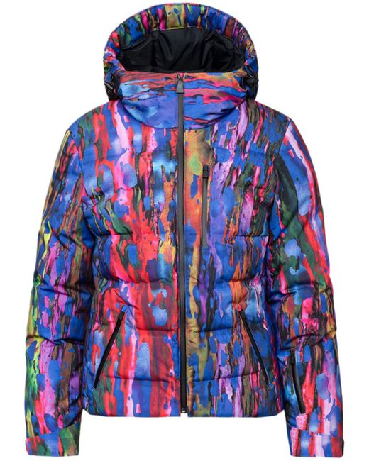 Aztech Mountain Nuke abstract-print padded jacket