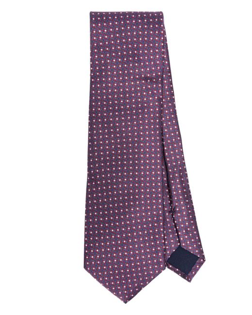 Corneliani patterned-jacquard tie