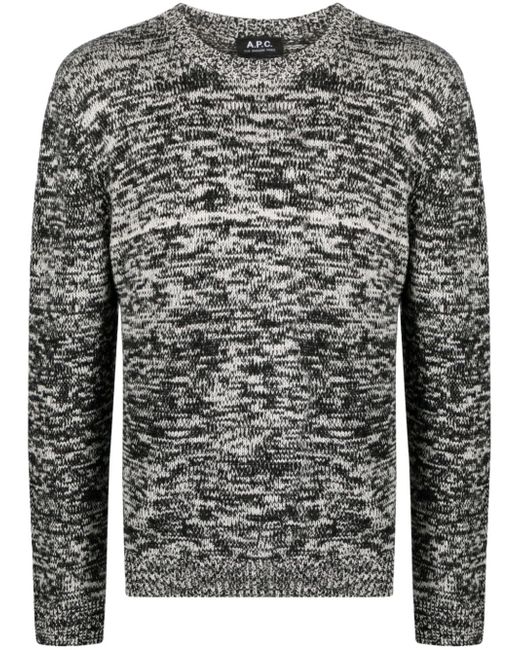 A.P.C. Noah marl-knit jumper