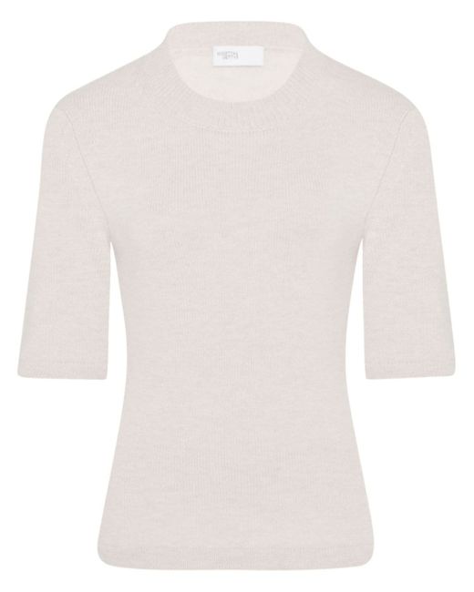 Rosetta Getty crew-neck ribbed-knit top
