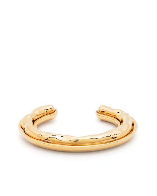 Jil Sander polished-finish cuff bracelet