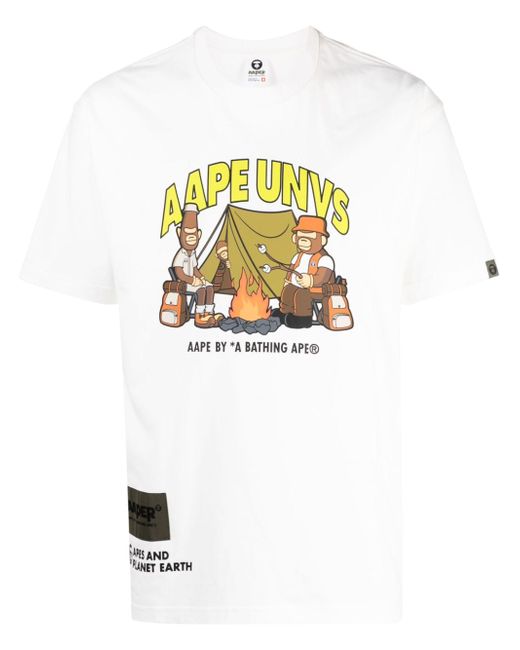Aape By *A Bathing Ape® graphic-print T-shirt