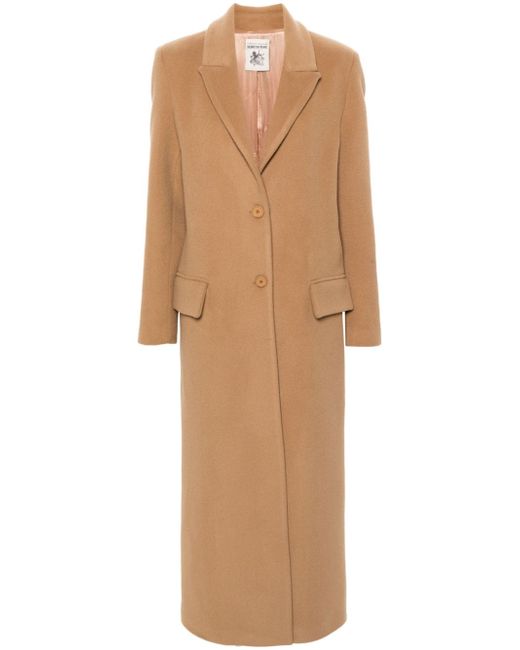 Semicouture single-breasted long coat