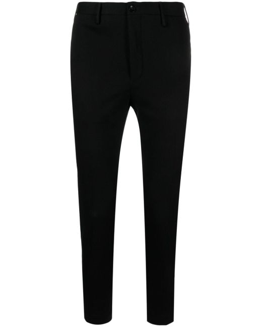 Incotex cotton-blend tapered trousers