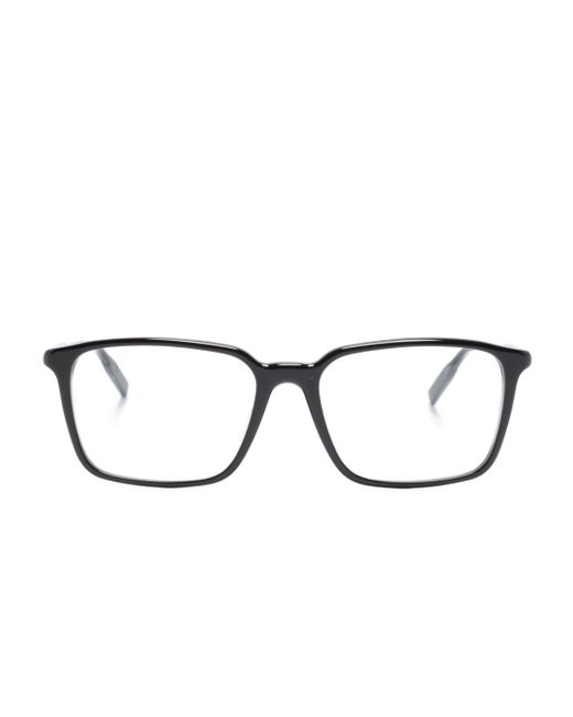 Montblanc logo-engraved square-frame glasses