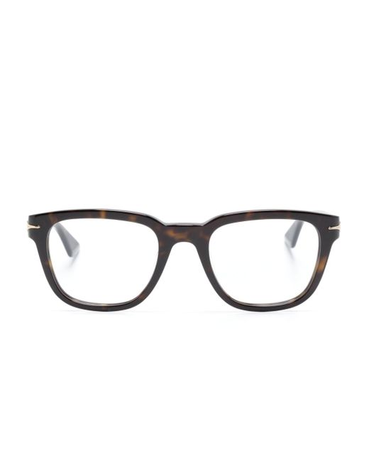 Montblanc tortoiseshell-effect square-frame glasses