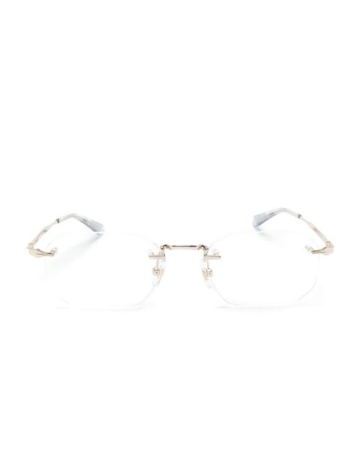 Montblanc frameless-design square-shape glasses