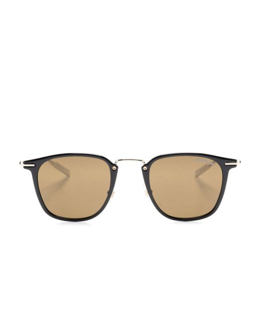 Montblanc logo-plaque square-frame sunglasses