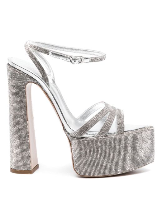 Le Silla Nina 170mm crystal-embellished platform sandals