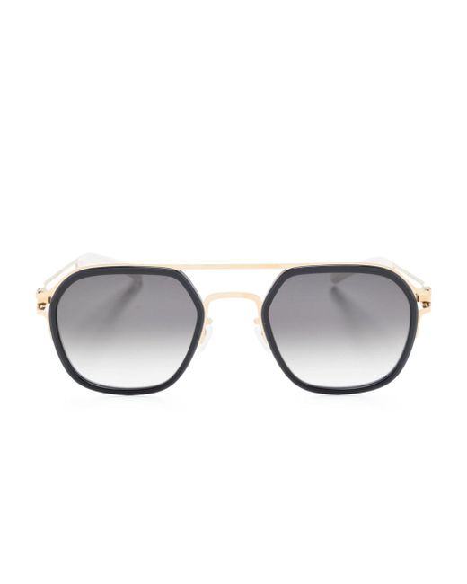 Mykita Leeland geometric-frame sunglasses