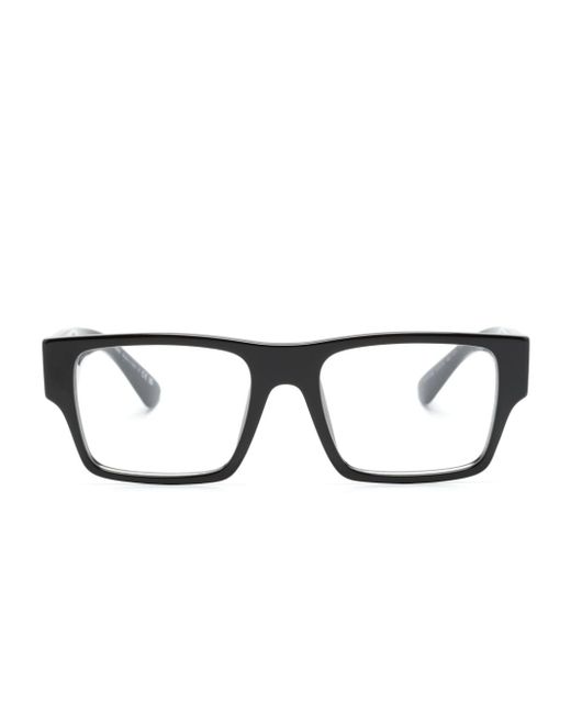 Prada logo-print rectangle-frame glasses