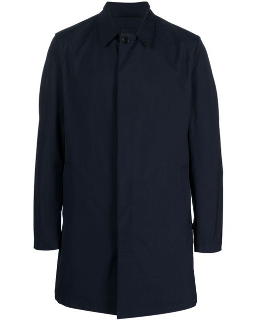 Theory single-breasted cotton coat