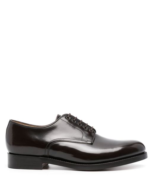 Fursac leather derby shoes