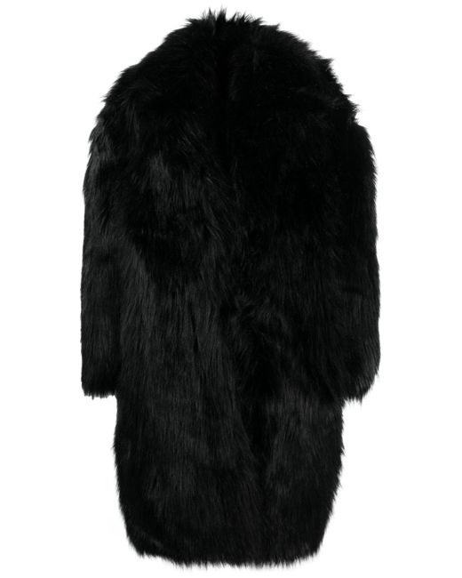 Tom Ford peak-lapels long-length faux-fur jacket