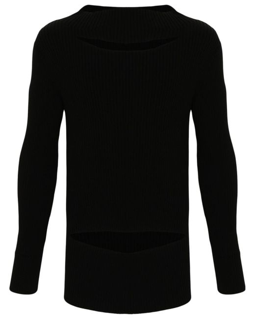 Ximon Lee cut-out ribbed-knit jumper