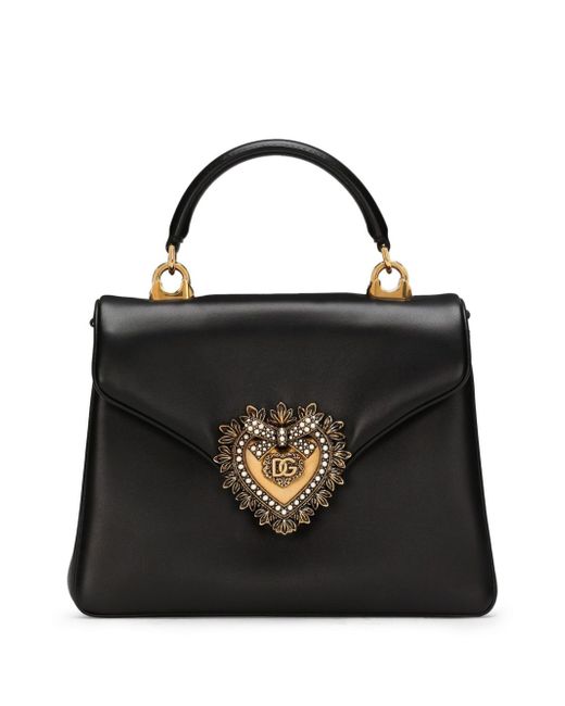 Dolce & Gabbana Devotion leather tote bag