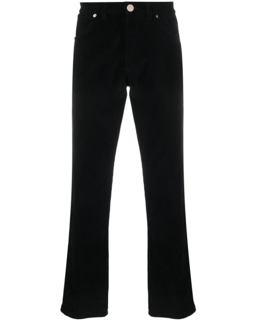 Bally logo-patch mid-rise straight-leg jeans
