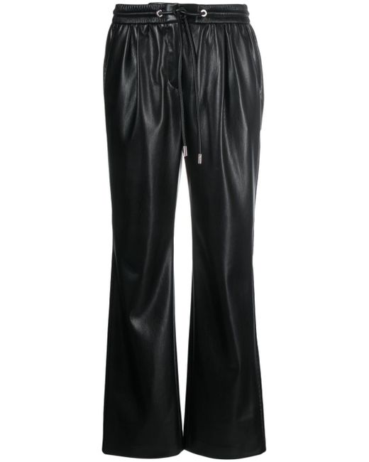 Boss drawstring flared trousers
