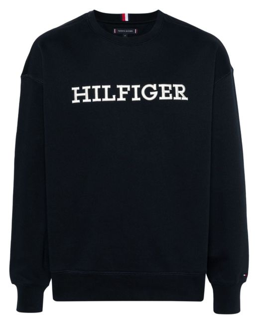 Tommy Hilfiger logo-print cotton-blend sweatshirt