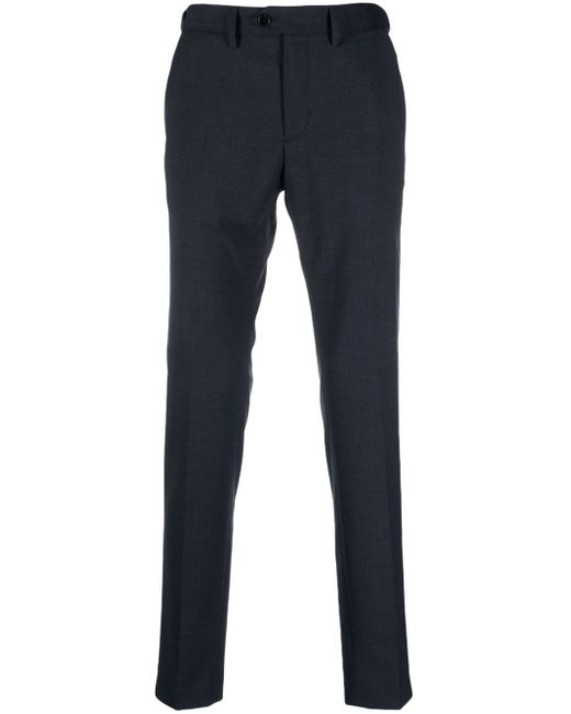 Tommy Hilfiger button-fastening cotton tapered trousers
